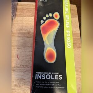 New Balance Red and Black Insoles